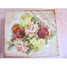 Decoupaged Container
